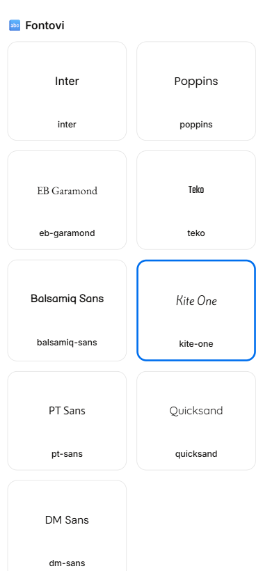 Izbor korisničkog imena u Flowbio.link